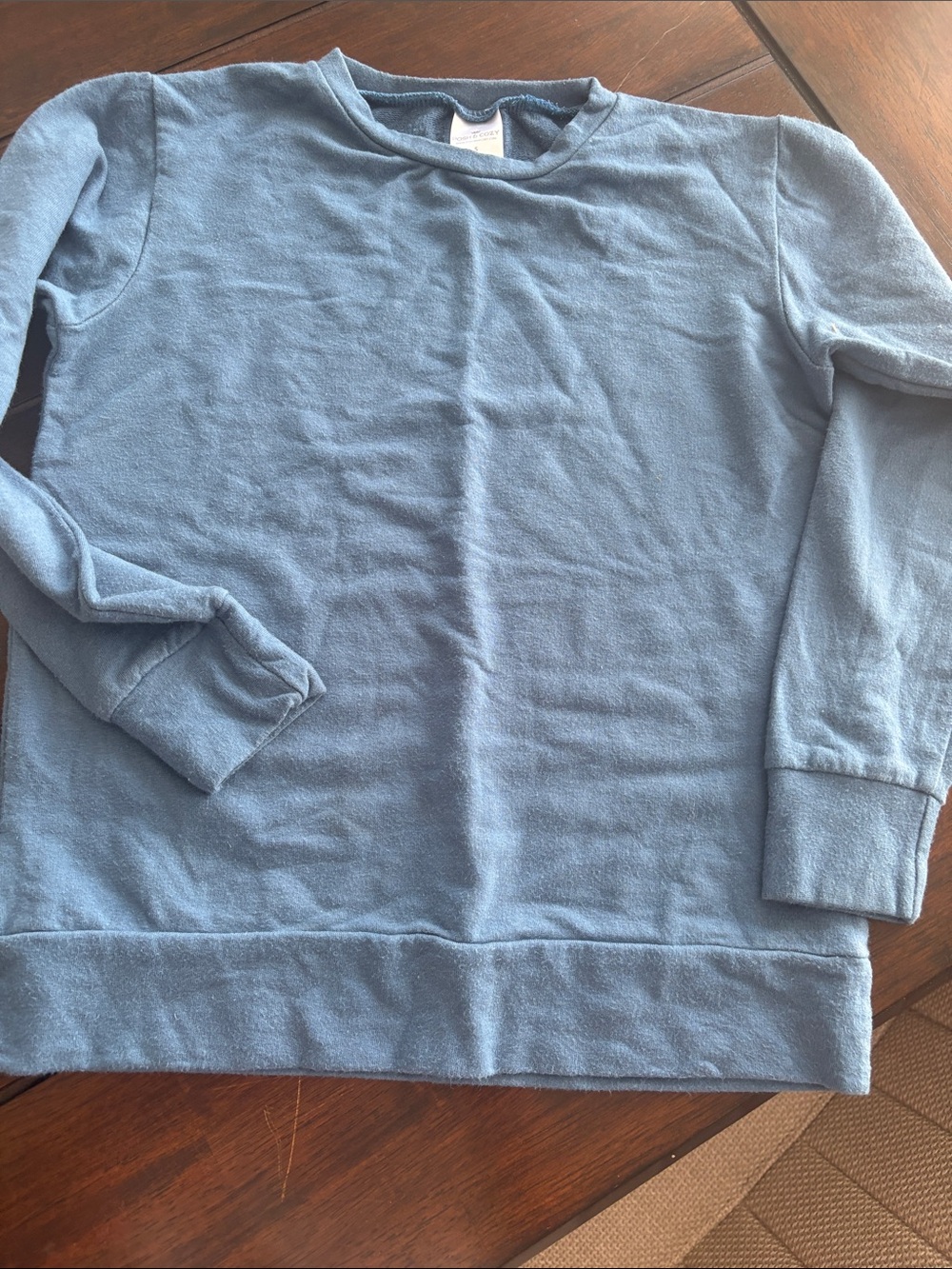 Kids Light Blue Crewneck Sweatshirt - Classic Comfort posh and cozy